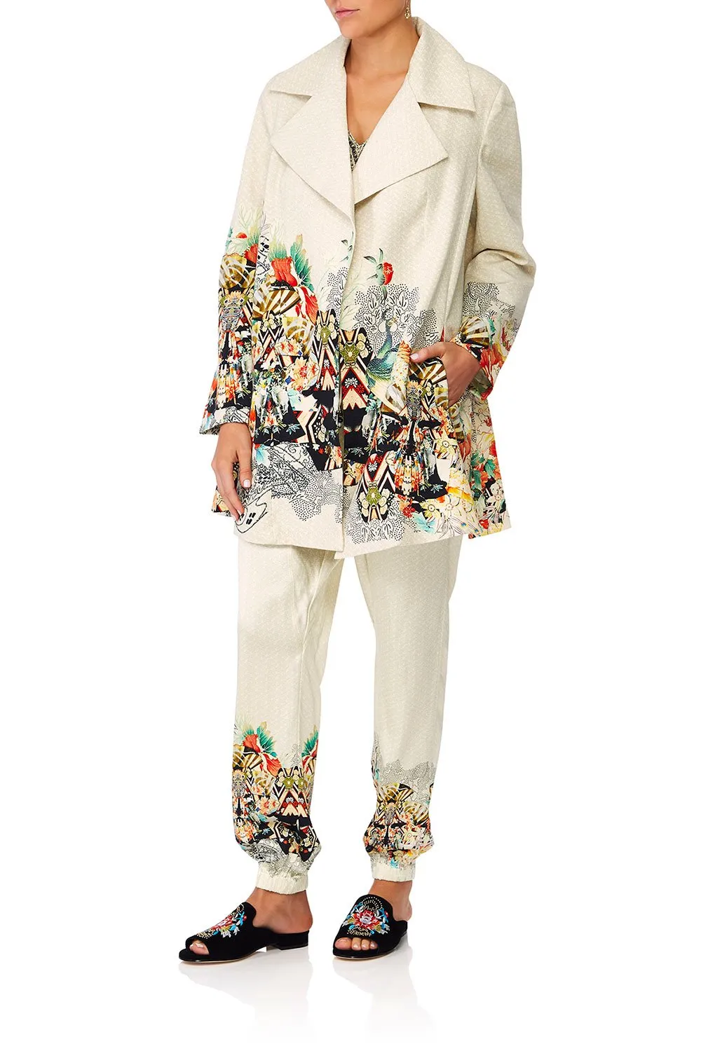 OPEN COAT WITH WIDE COLLAR LOVE SPELLS