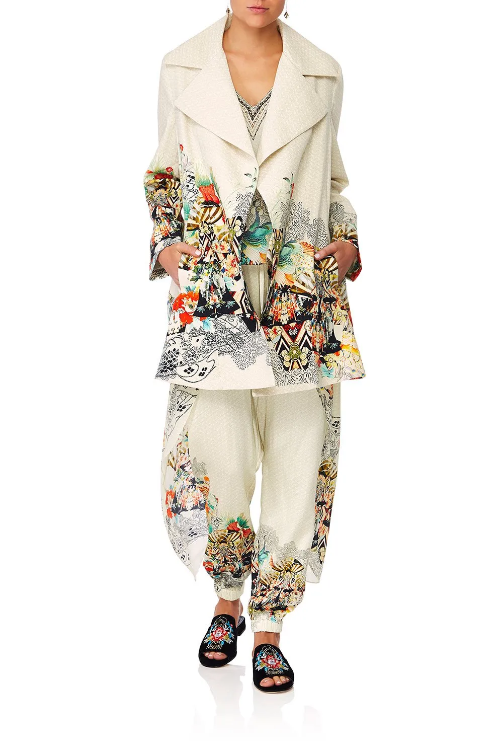 OPEN COAT WITH WIDE COLLAR LOVE SPELLS