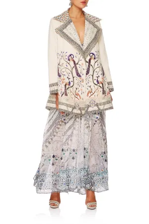 OPEN COAT WITH WIDE COLLAR MAMA BAKSHI