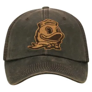 Oregon Ducks TOW Brown "Chestnut" Style Mesh Adj. Strap Relax Hat Cap