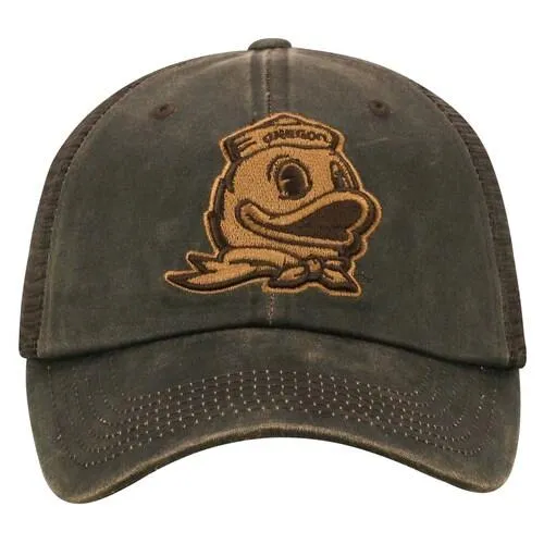 Oregon Ducks TOW Brown "Chestnut" Style Mesh Adj. Strap Relax Hat Cap
