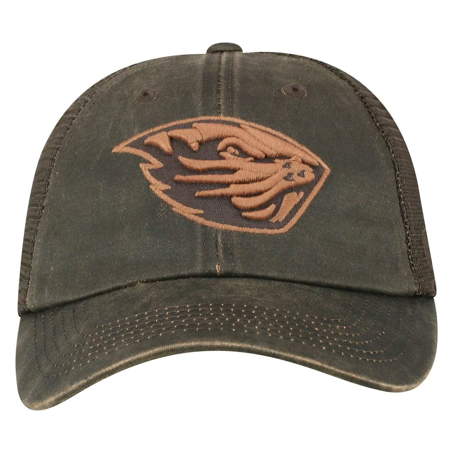 Oregon State Beavers TOW Brown "Chestnut" Style Mesh Adj. Strap Relax Hat Cap
