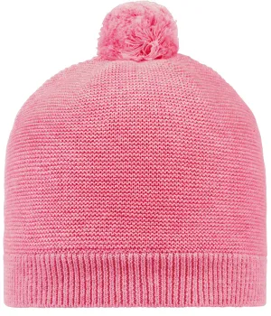 Organic Beanie Love Fuschia