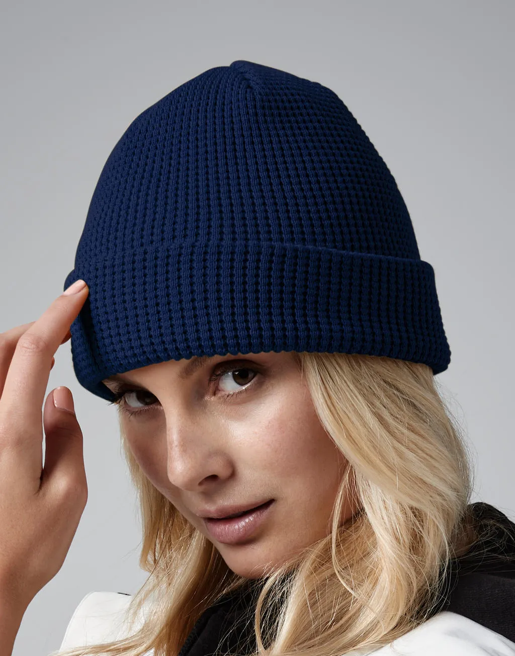 Organic Cotton Waffle Beanie - 95269