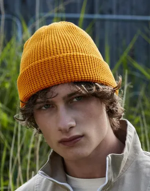 Organic Cotton Waffle Beanie - 95269
