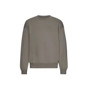 Organic Oversized Crew - Misty Brown