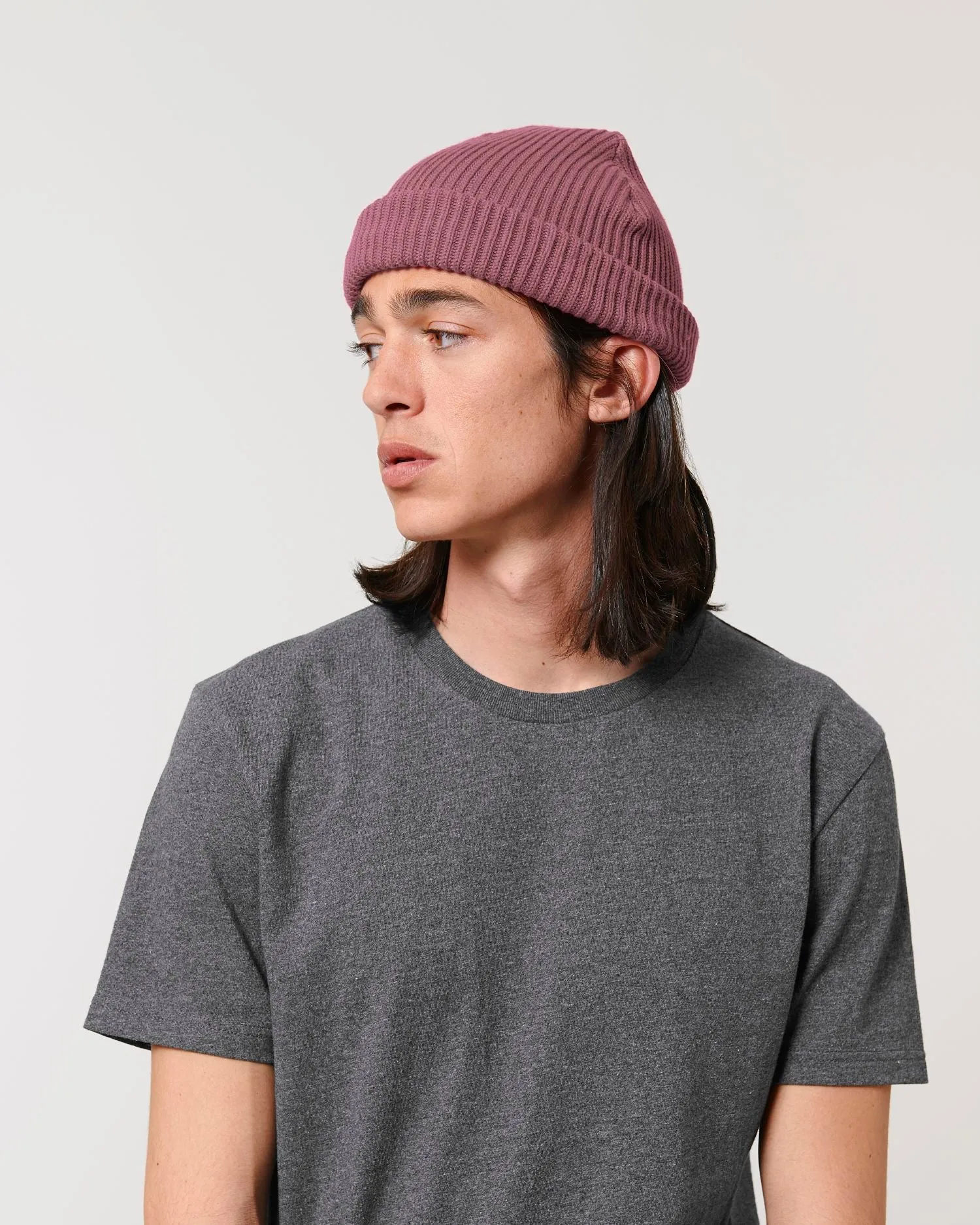 Organic Transition Ribbed Beanie | Fisherman Beanie STAU771