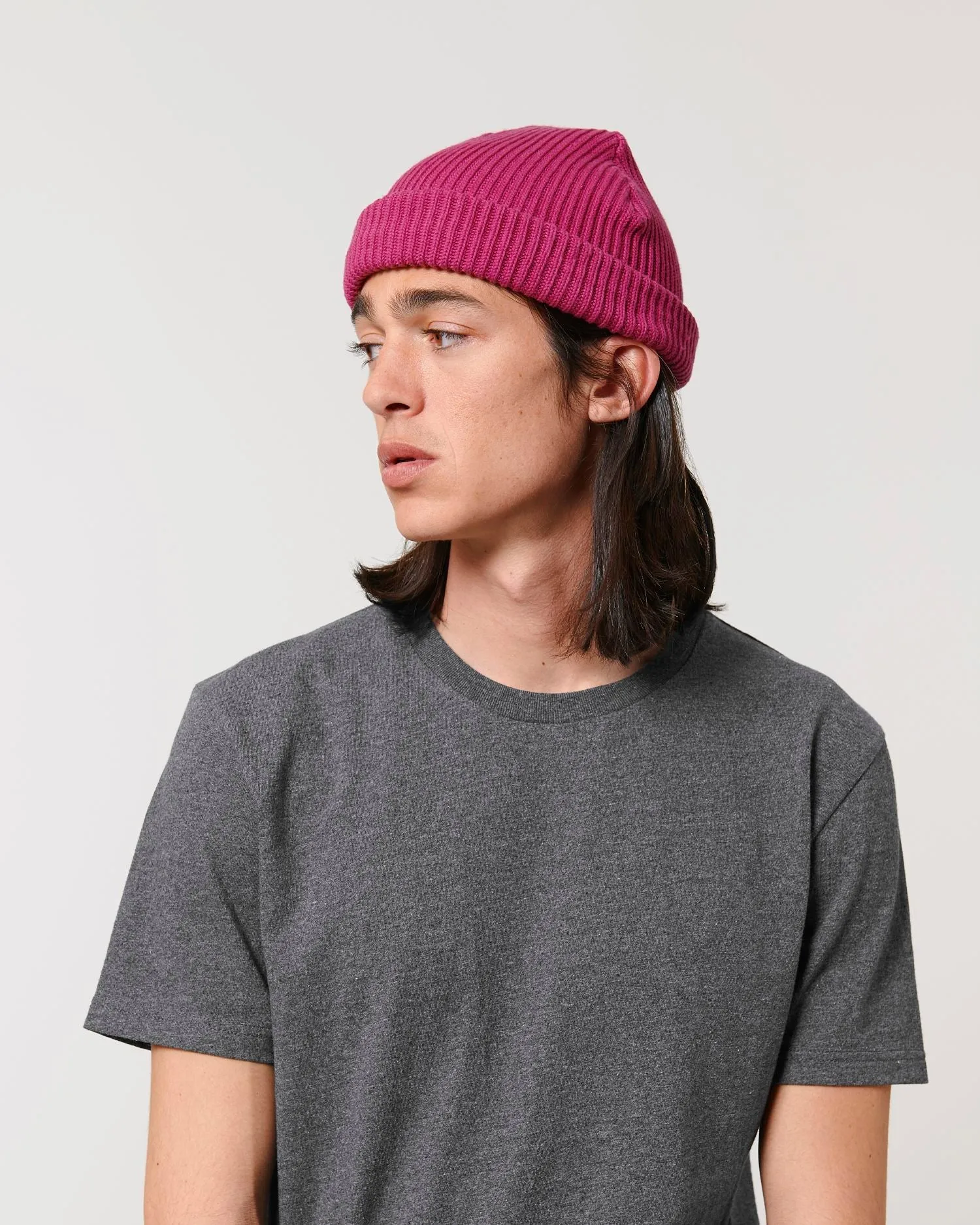 Organic Transition Ribbed Beanie | Fisherman Beanie STAU771