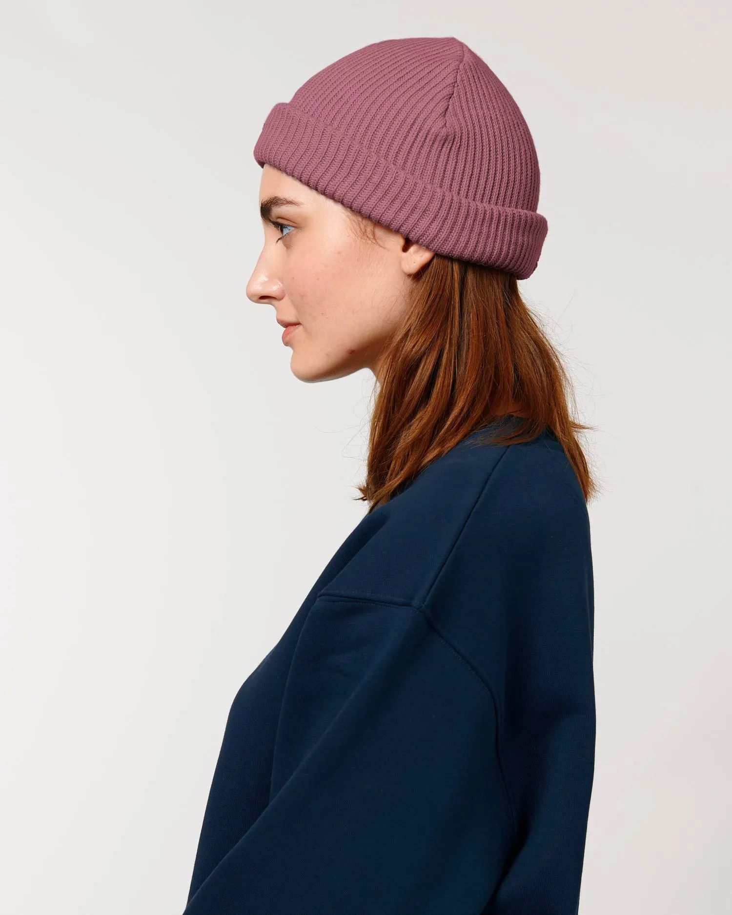 Organic Transition Ribbed Beanie | Fisherman Beanie STAU771