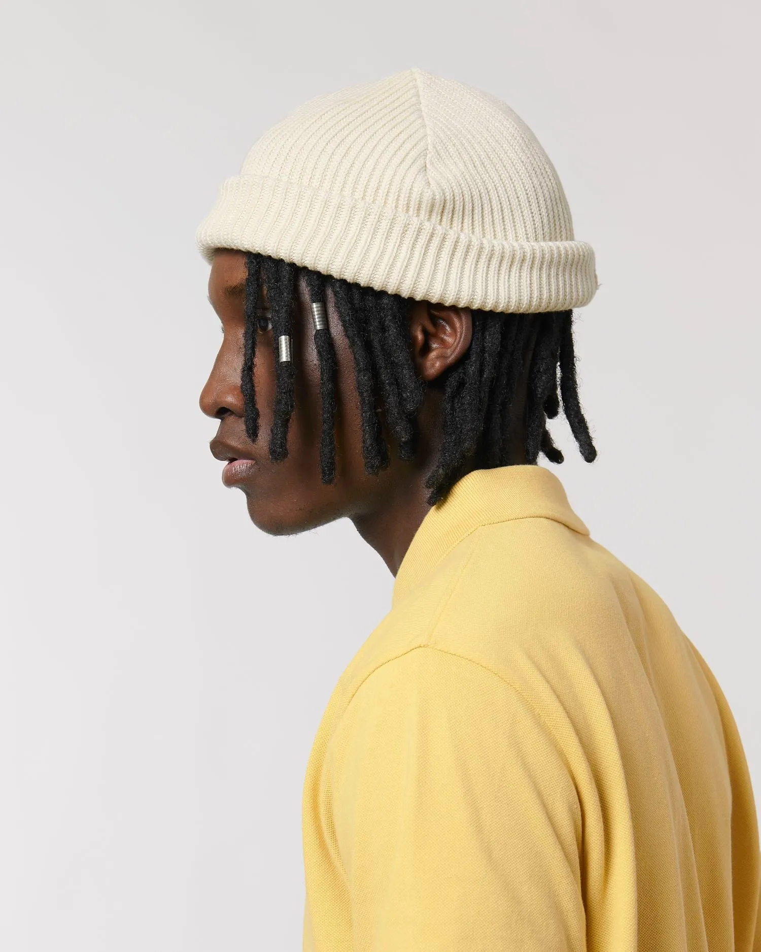 Organic Transition Ribbed Beanie | Fisherman Beanie STAU771