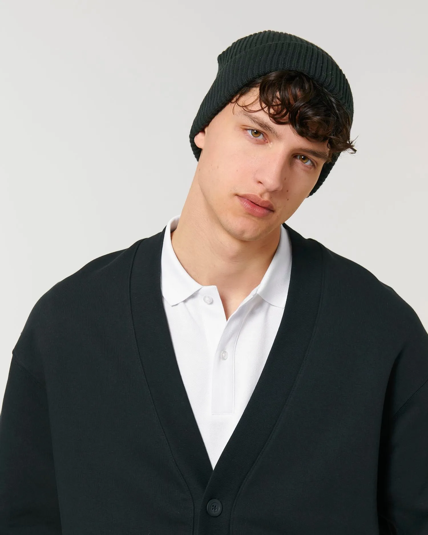 Organic Transition Ribbed Beanie | Fisherman Beanie STAU771