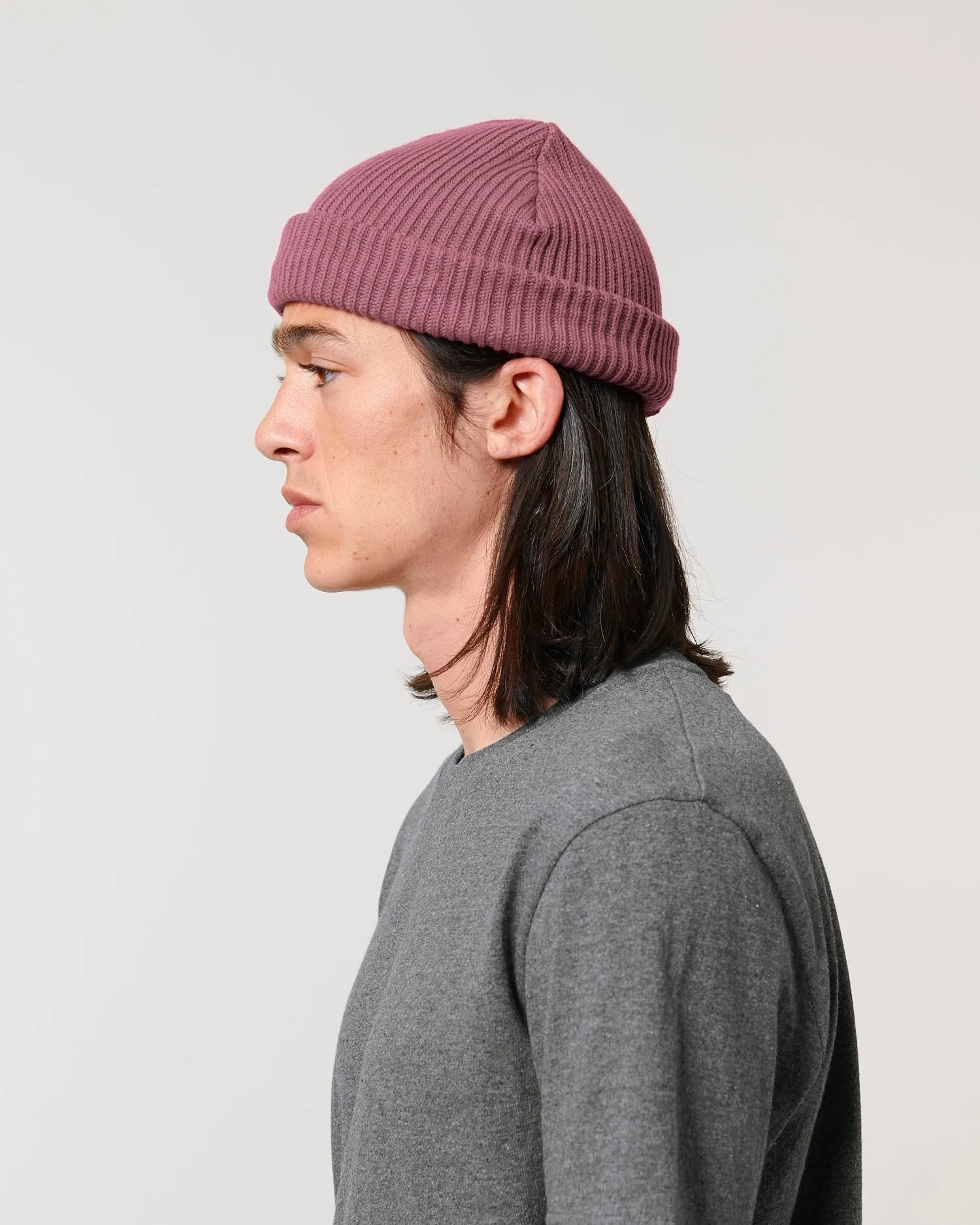 Organic Transition Ribbed Beanie | Fisherman Beanie STAU771