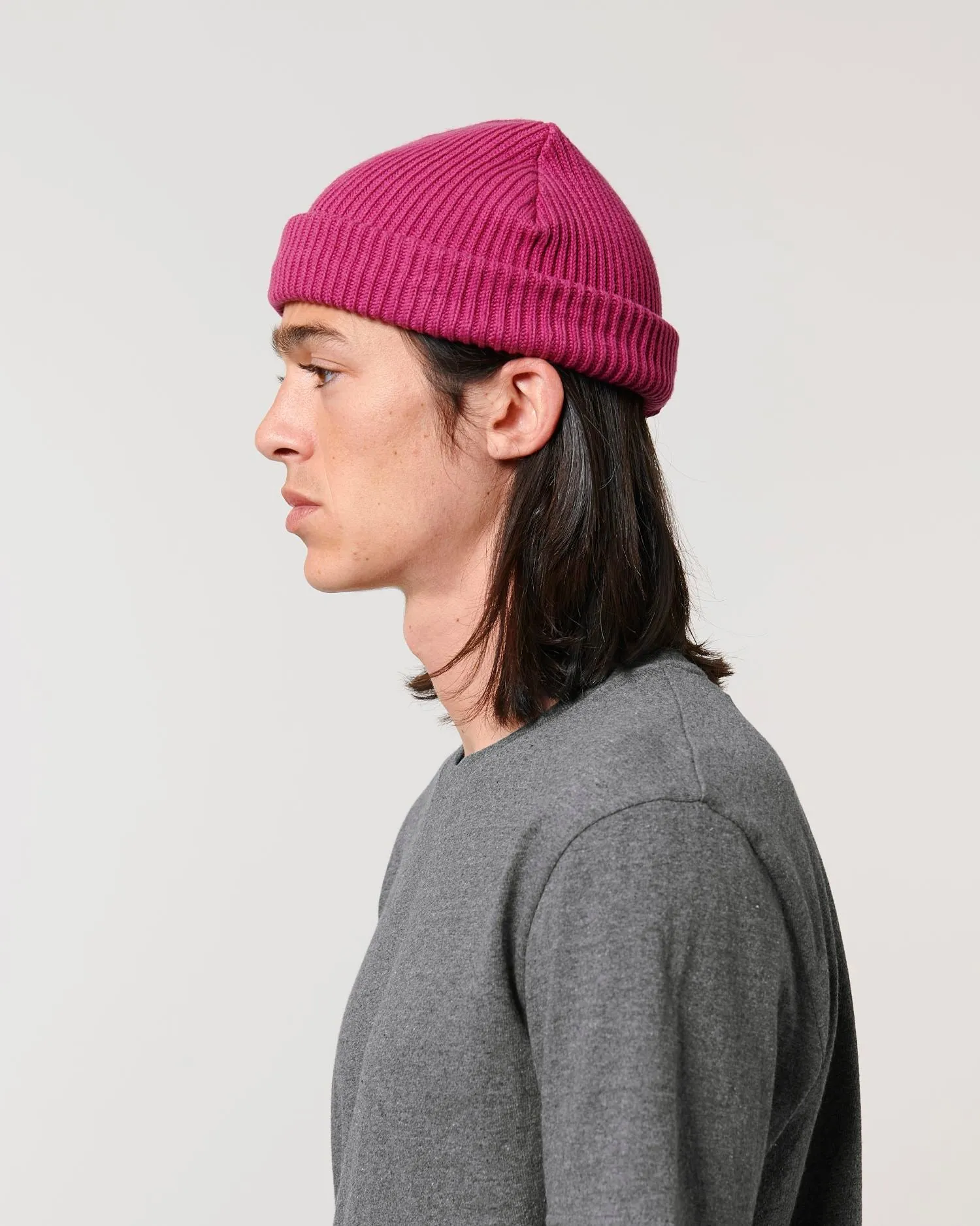Organic Transition Ribbed Beanie | Fisherman Beanie STAU771