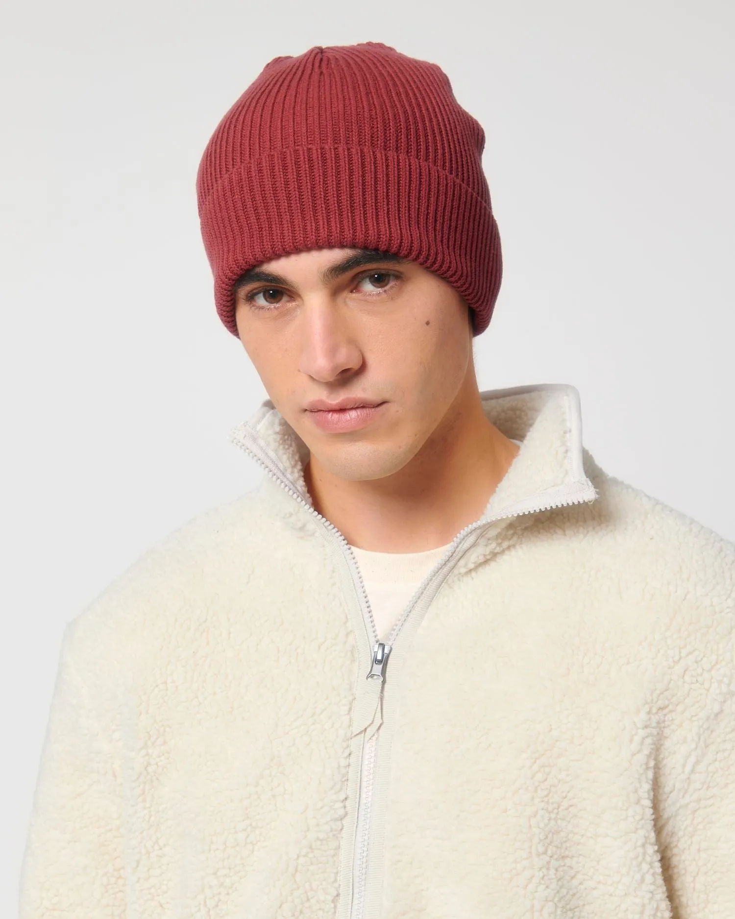 Organic Transition Ribbed Beanie | Fisherman Beanie STAU771