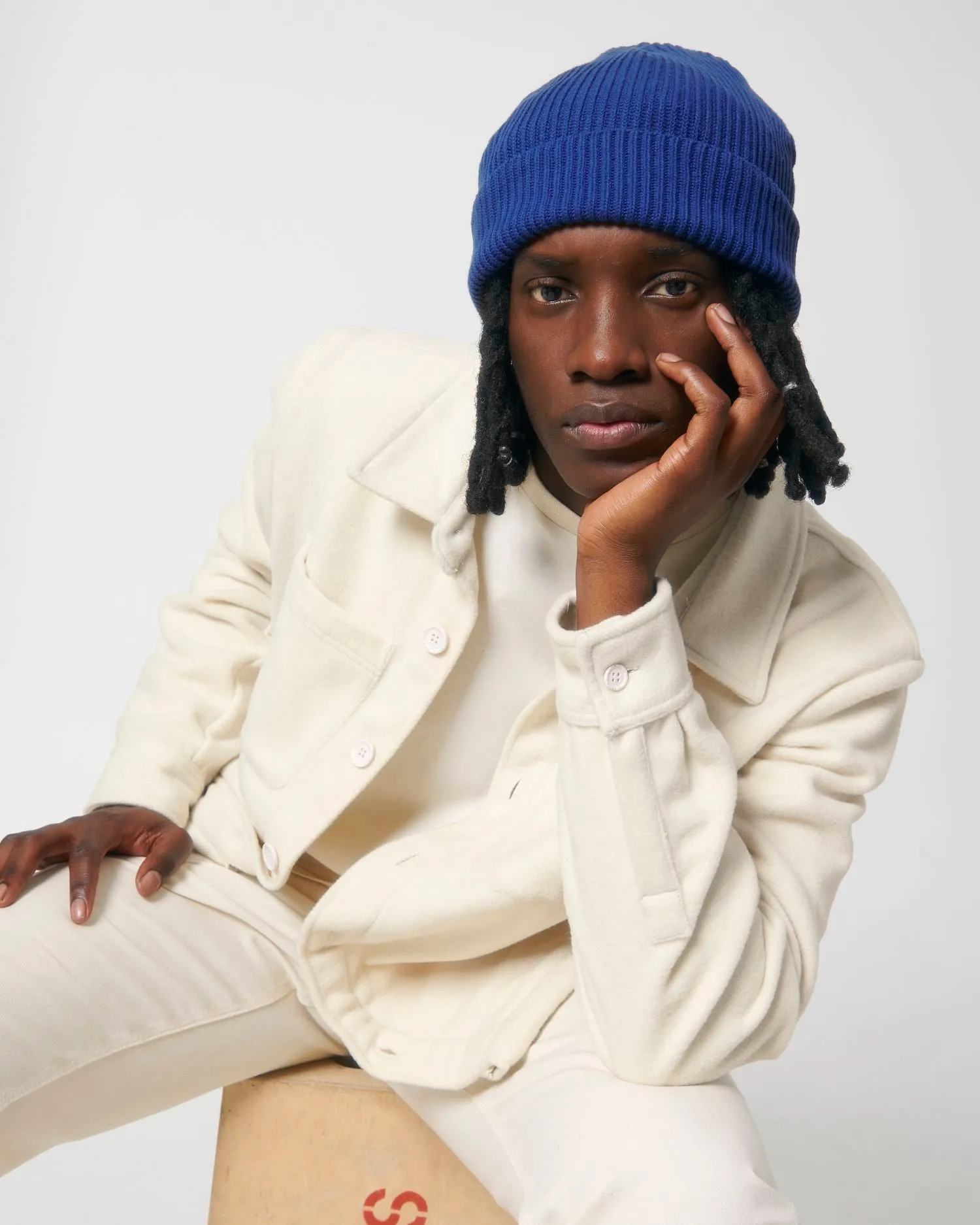 Organic Transition Ribbed Beanie | Fisherman Beanie STAU771