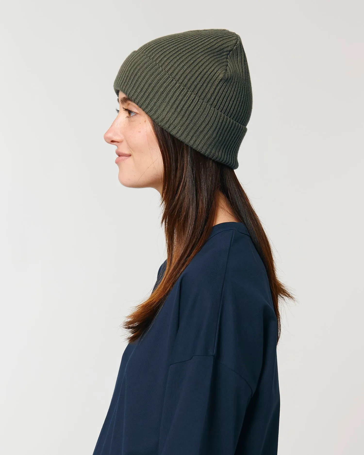 Organic Transition Ribbed Beanie | Fisherman Beanie STAU771