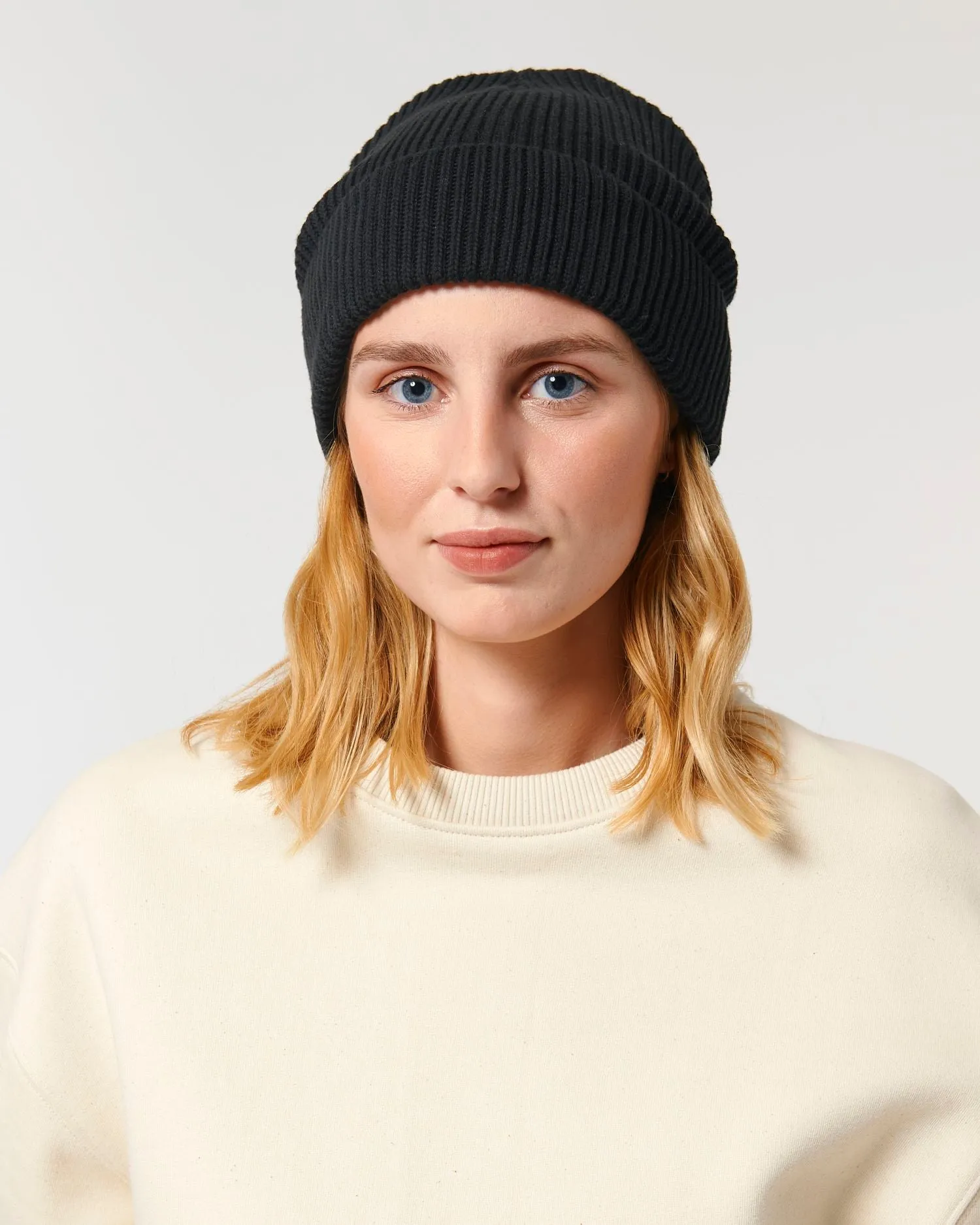 Organic Transition Ribbed Beanie | Fisherman Beanie STAU771