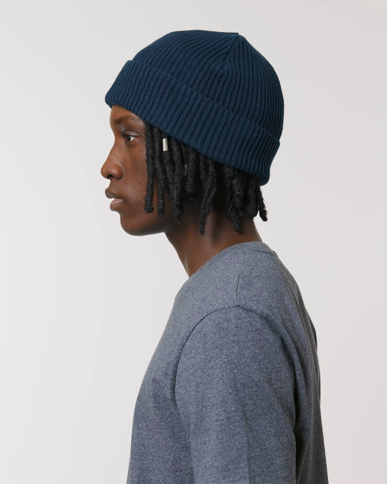 Organic Transition Ribbed Beanie | Fisherman Beanie STAU771