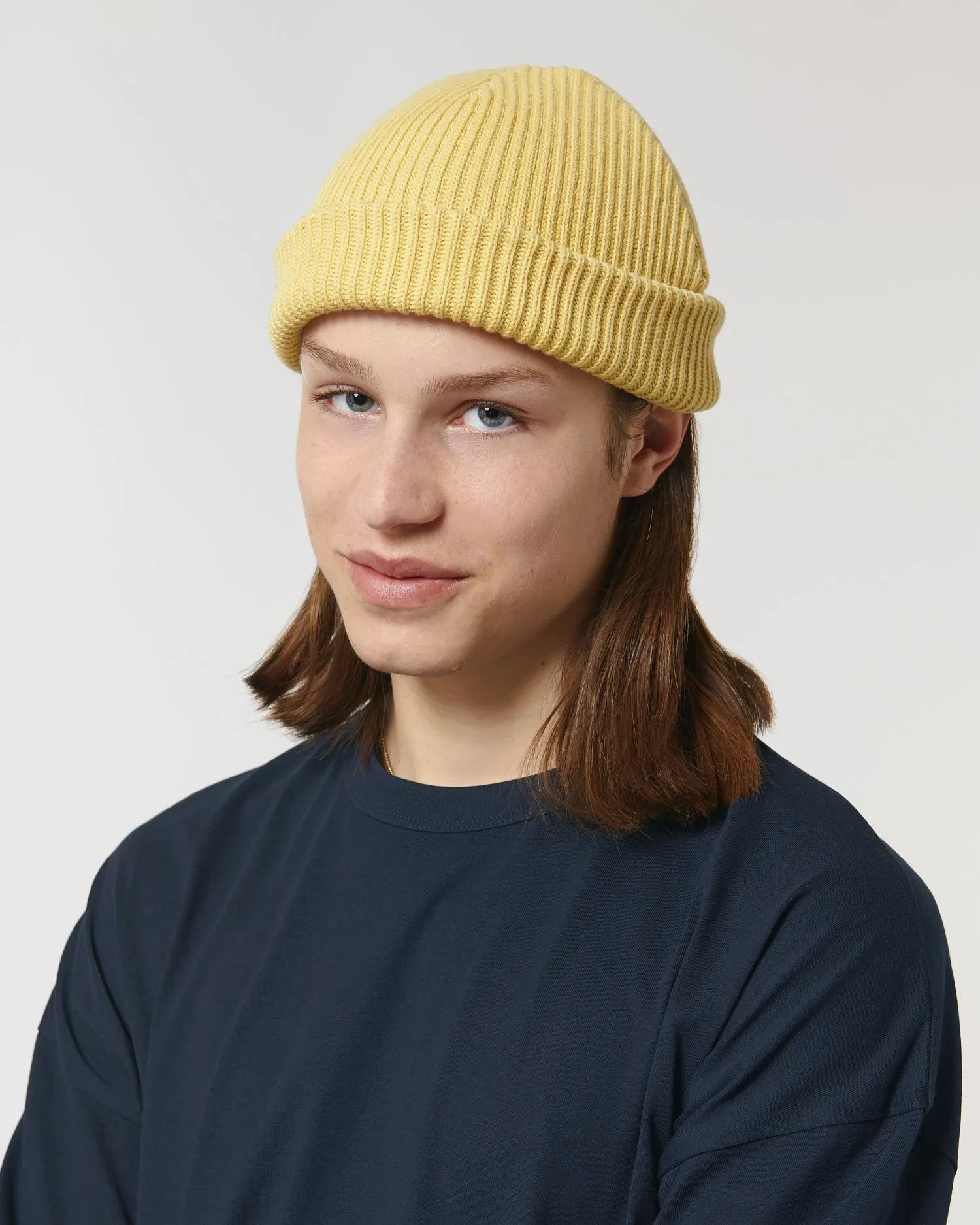Organic Transition Ribbed Beanie | Fisherman Beanie STAU771