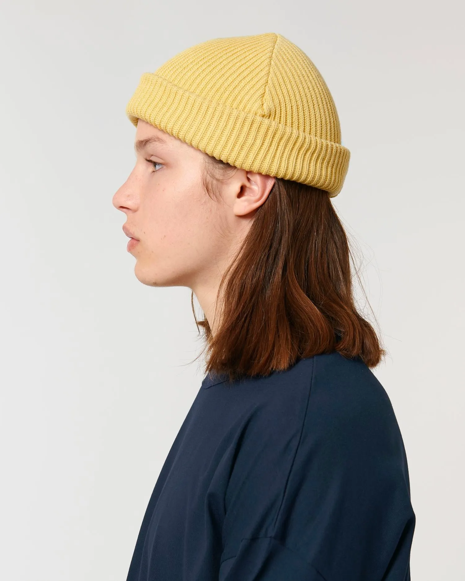 Organic Transition Ribbed Beanie | Fisherman Beanie STAU771