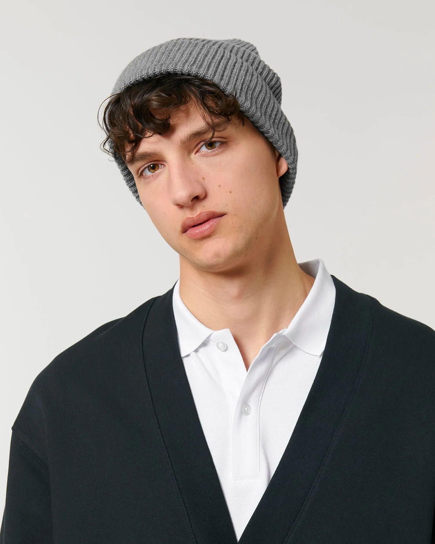 Organic Transition Ribbed Beanie | Fisherman Beanie STAU771