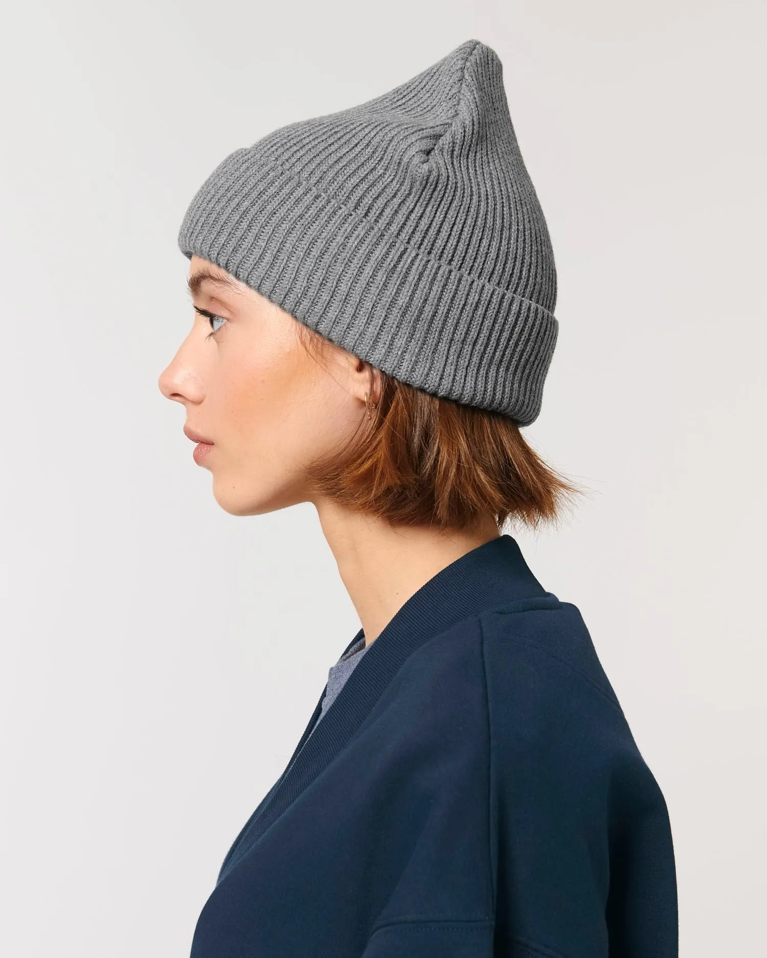 Organic Transition Ribbed Beanie | Fisherman Beanie STAU771