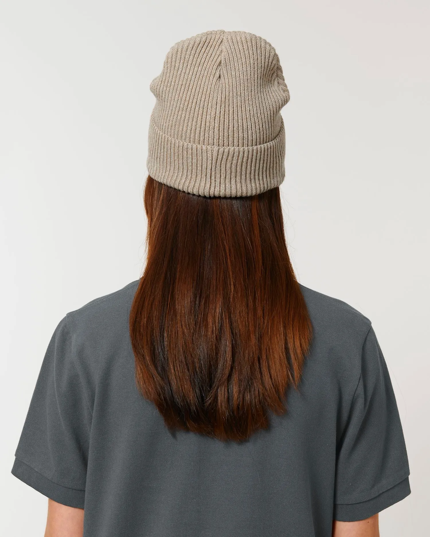 Organic Transition Ribbed Beanie | Fisherman Beanie STAU771