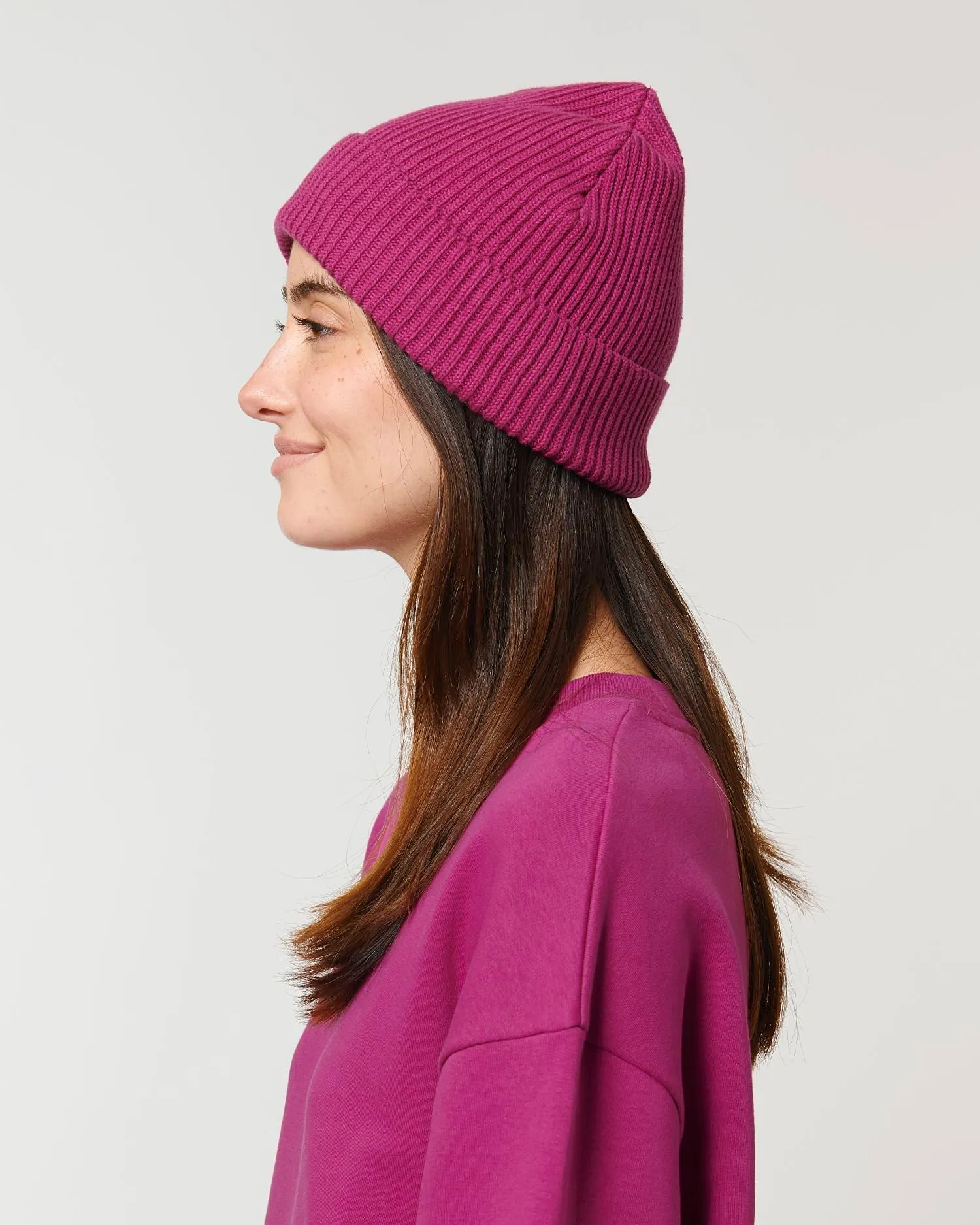 Organic Transition Ribbed Beanie | Fisherman Beanie STAU771