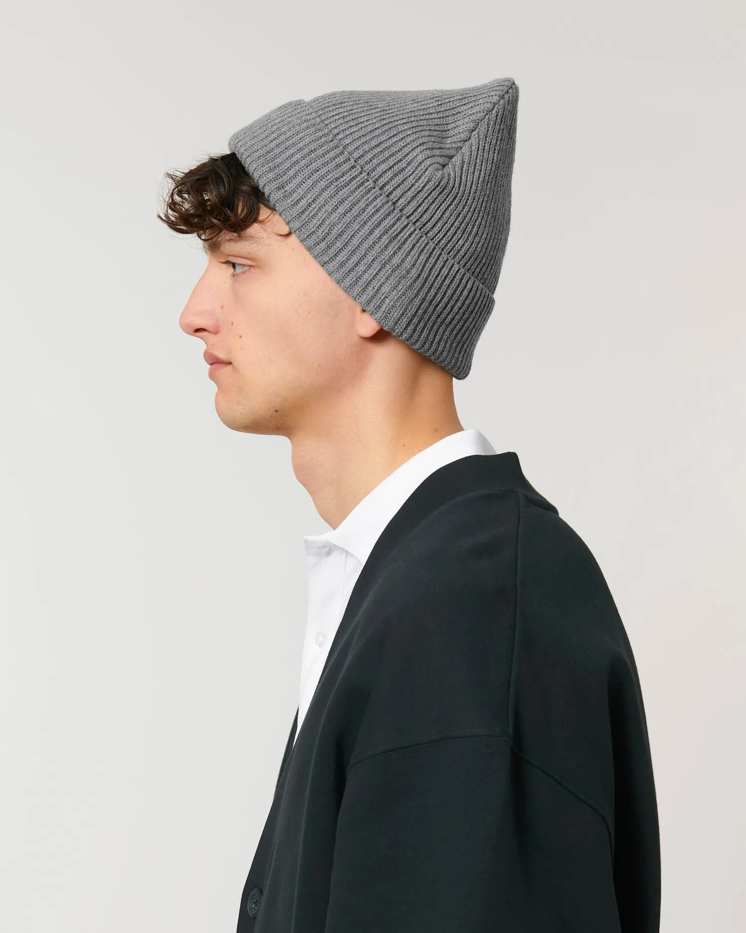 Organic Transition Ribbed Beanie | Fisherman Beanie STAU771