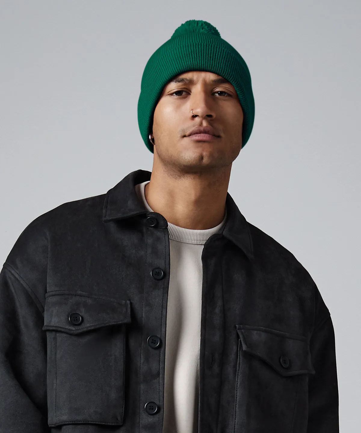 Original pom pom beanie | Bottle Green