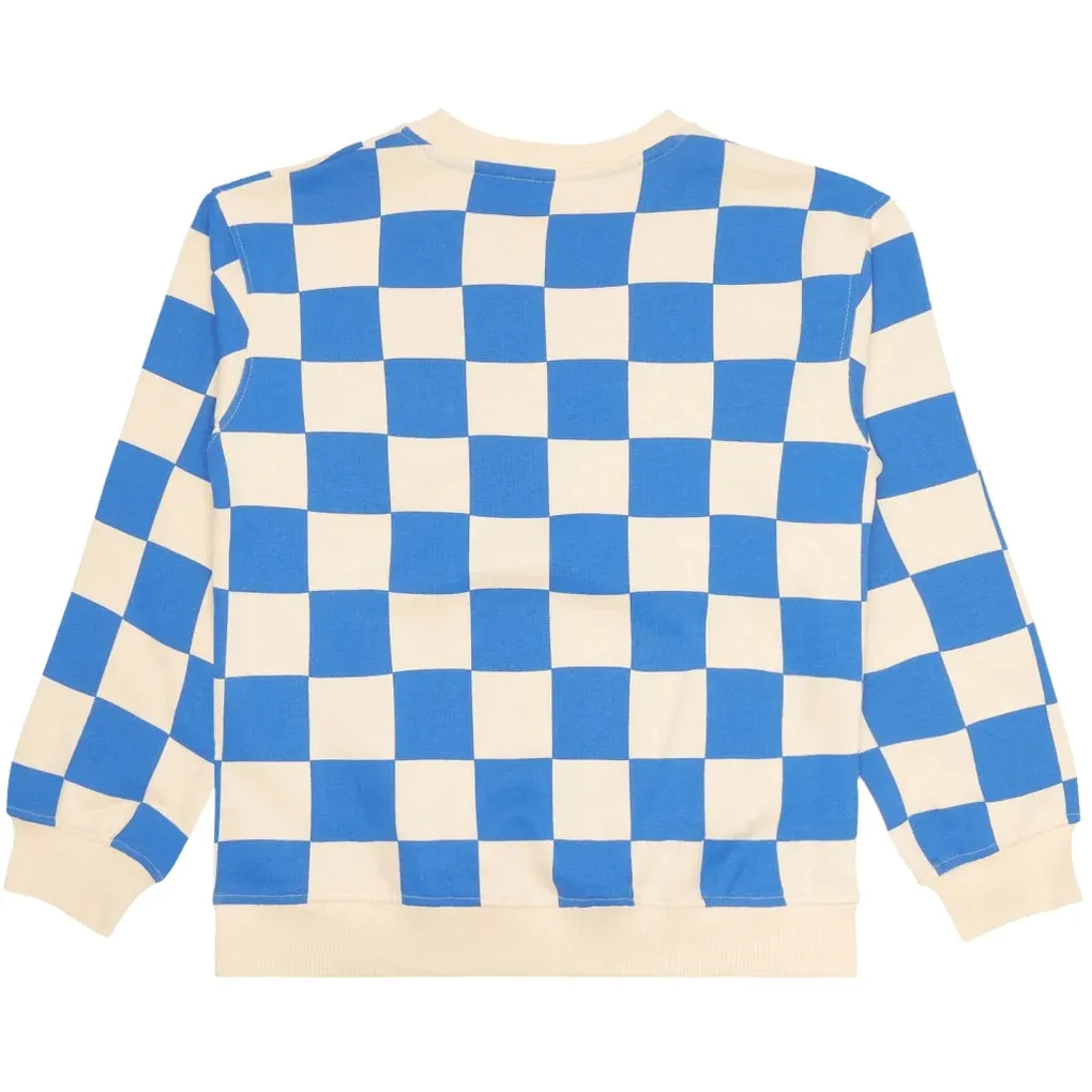 Oversized Pullover - Blue Check FINAL SALE