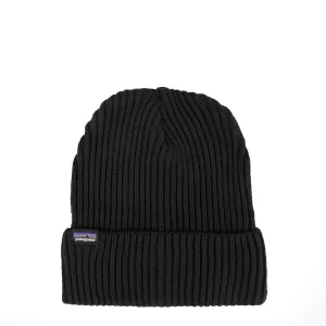 Patagonia Fishermans Rolled Beanie Black