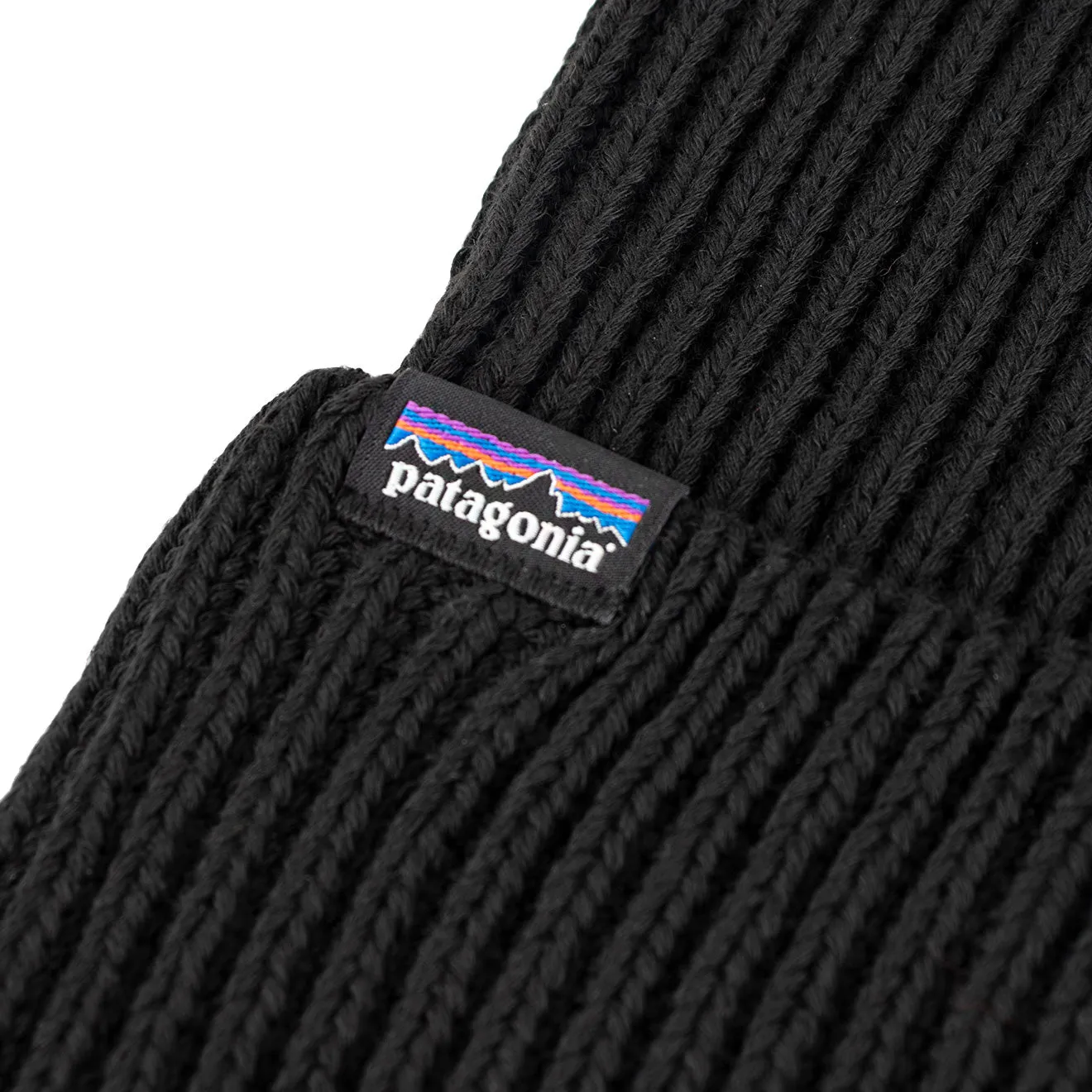 Patagonia Fishermans Rolled Beanie Black
