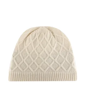 Patagonia Womens Honeycomb Knit Beanie Birch White