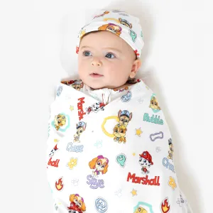 PAW Patrol: Playful Pups Bamboo Swaddle & Beanie Set