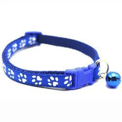 PAWS ASIA Wholesale Pet Supplies Cheap Fashion Adjustable Safety Release Dog Cat Collar With Bell
