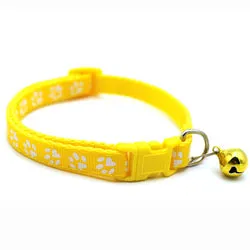 PAWS ASIA Wholesale Pet Supplies Cheap Fashion Adjustable Safety Release Dog Cat Collar With Bell