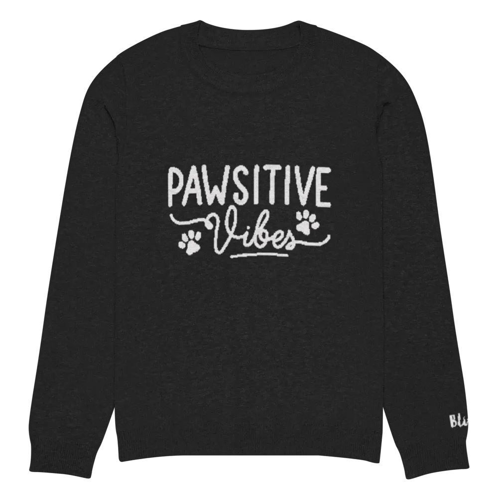 Pawsitive Vibes Personalized Knit Sweater