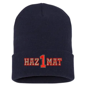 Personalized Haz Mat Cuffed Beanie