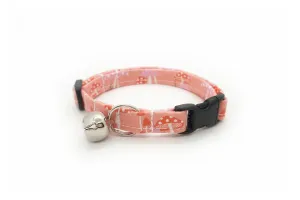 Pink Mushroom Cat Collar