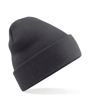 Polylana® original cuffed beanie | Graphite Grey