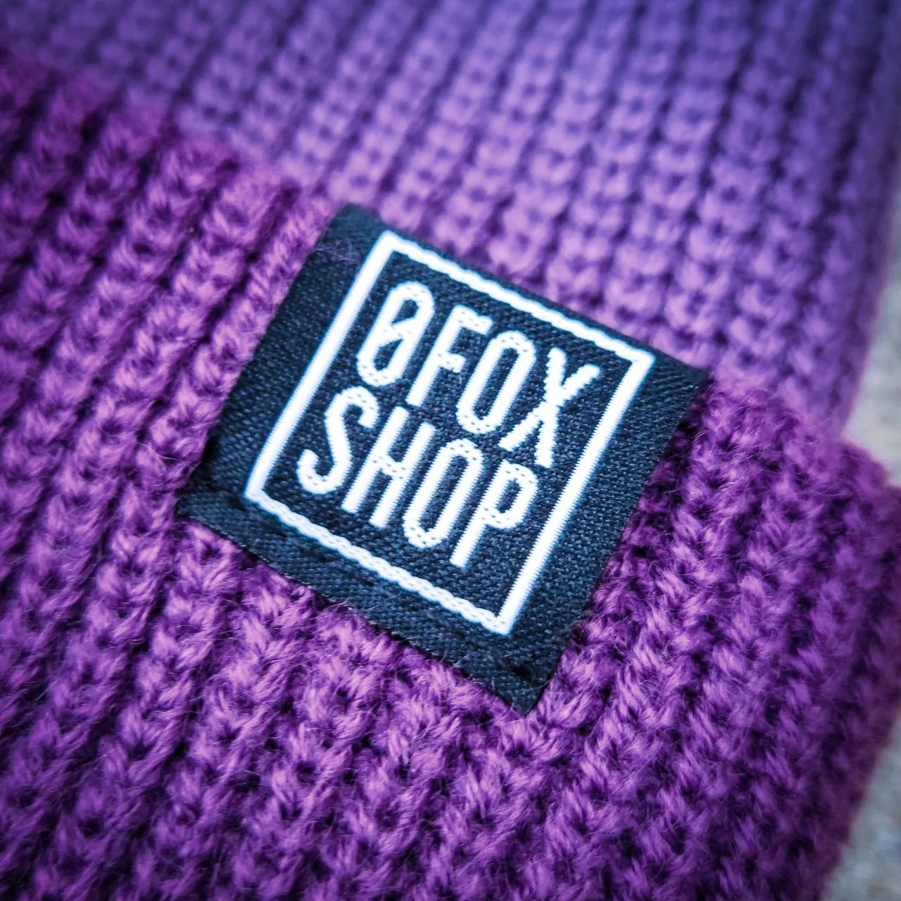 PURPLE GRADIENT MAW BEANIE
