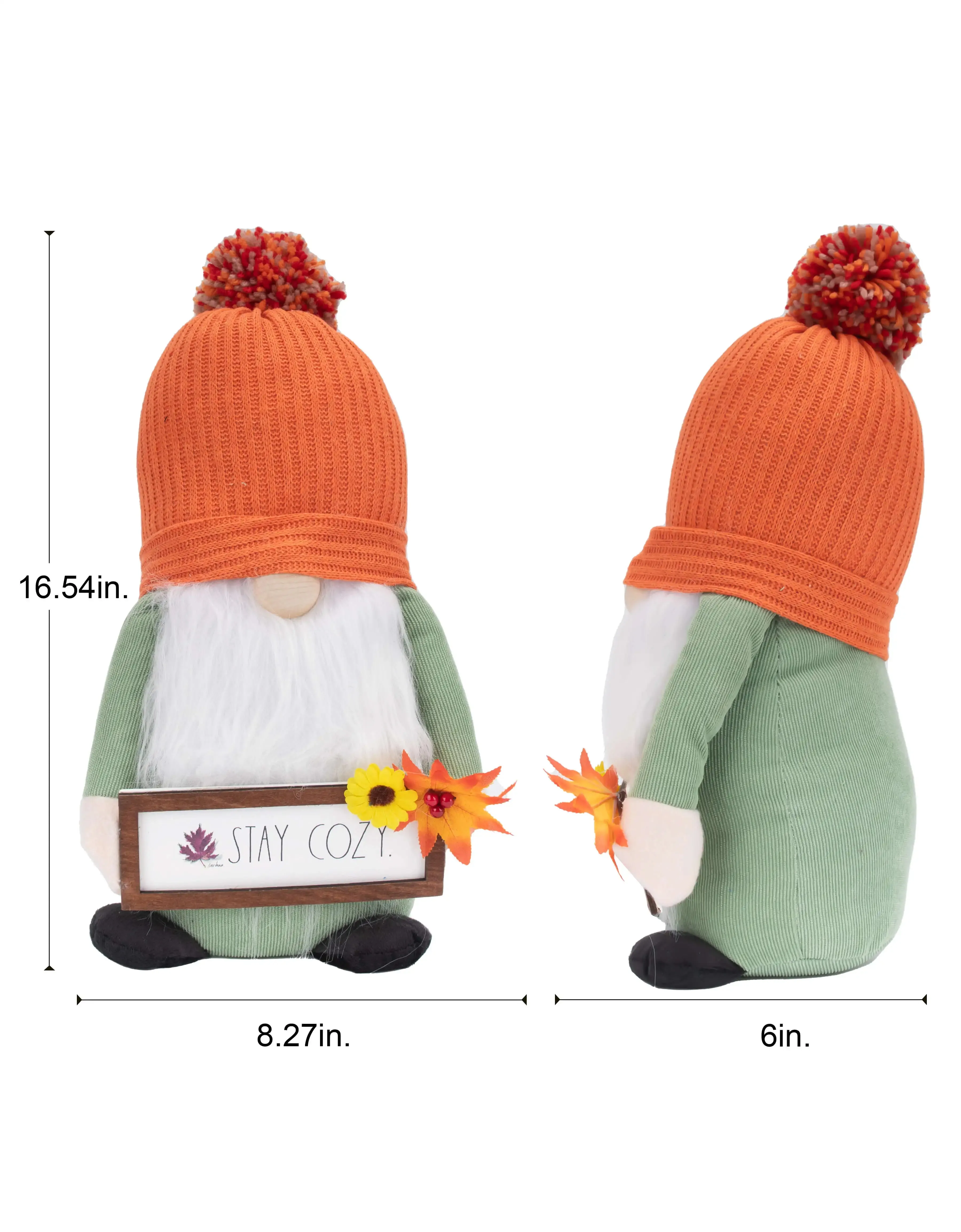 Rae Dunn “Stay Cozy” Rae Dunn Fall Gnome with Beanie