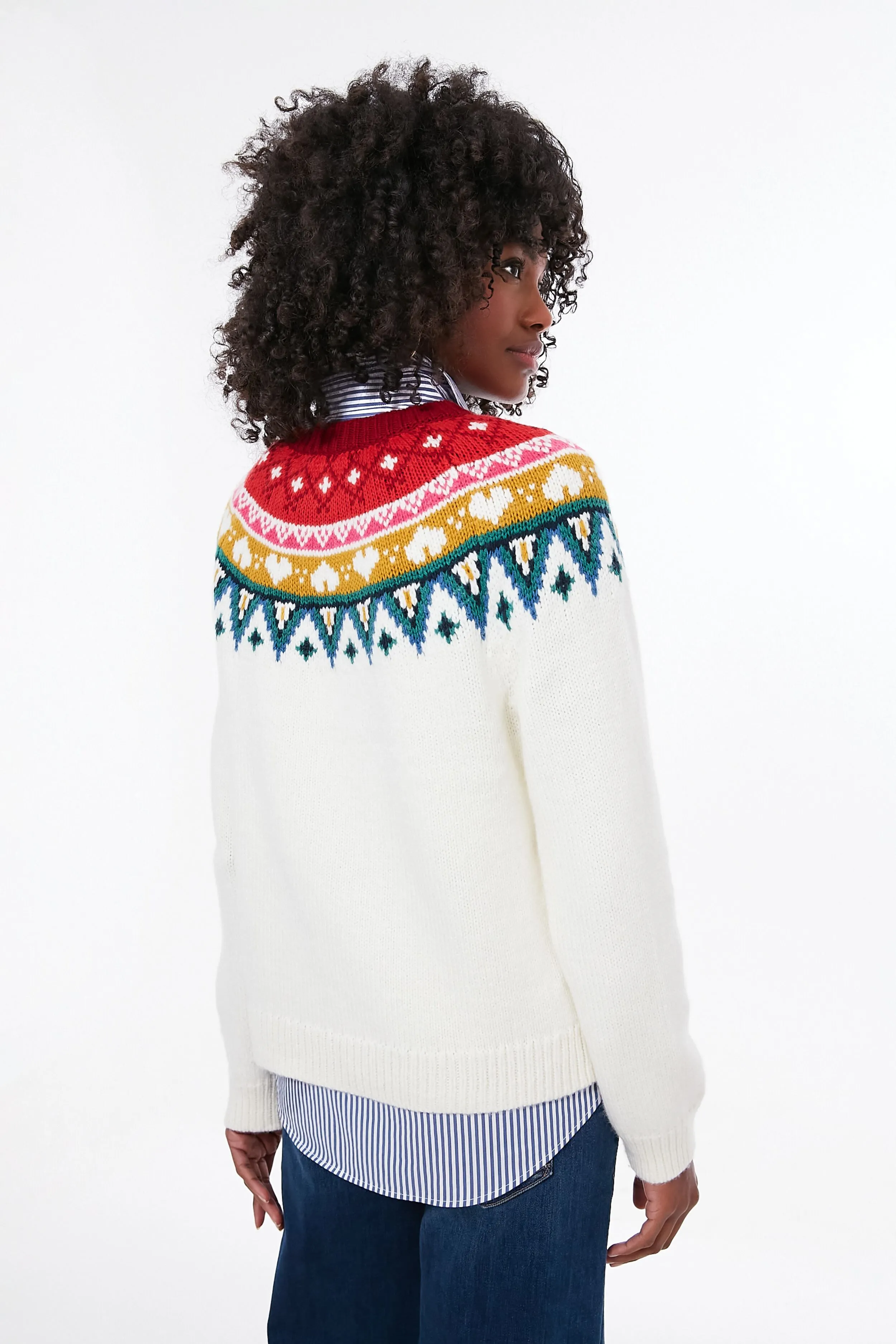 Rainbow Fairisle ML Alpine Sweater