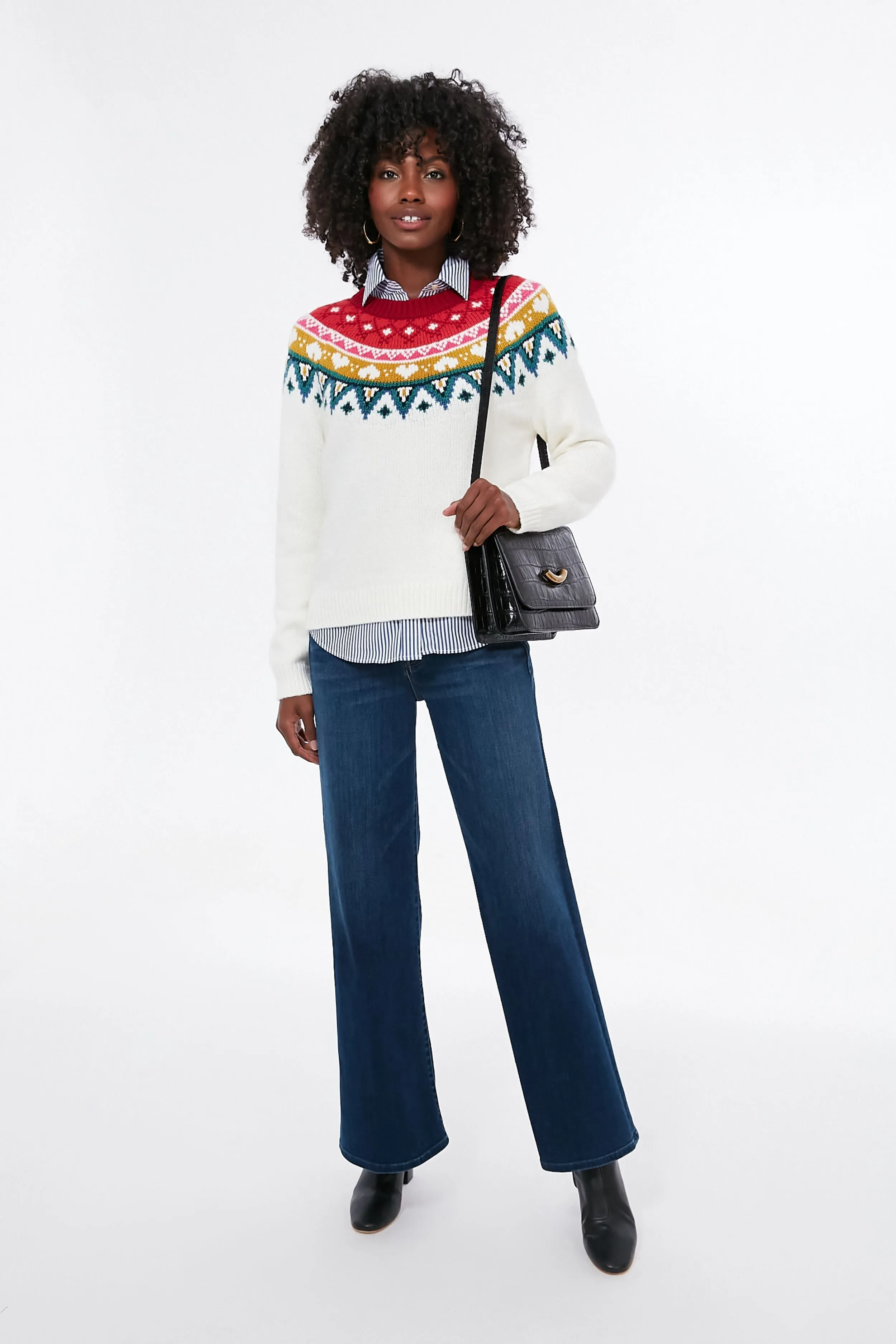 Rainbow Fairisle ML Alpine Sweater