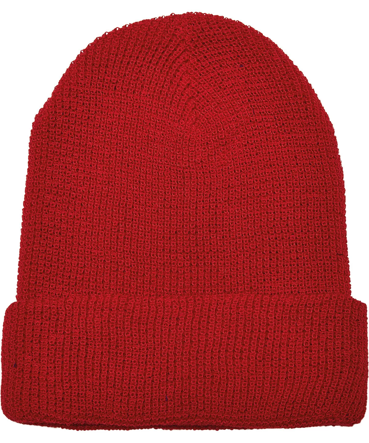 Recycled yarn waffle knit beanie (1505RY) | Navy