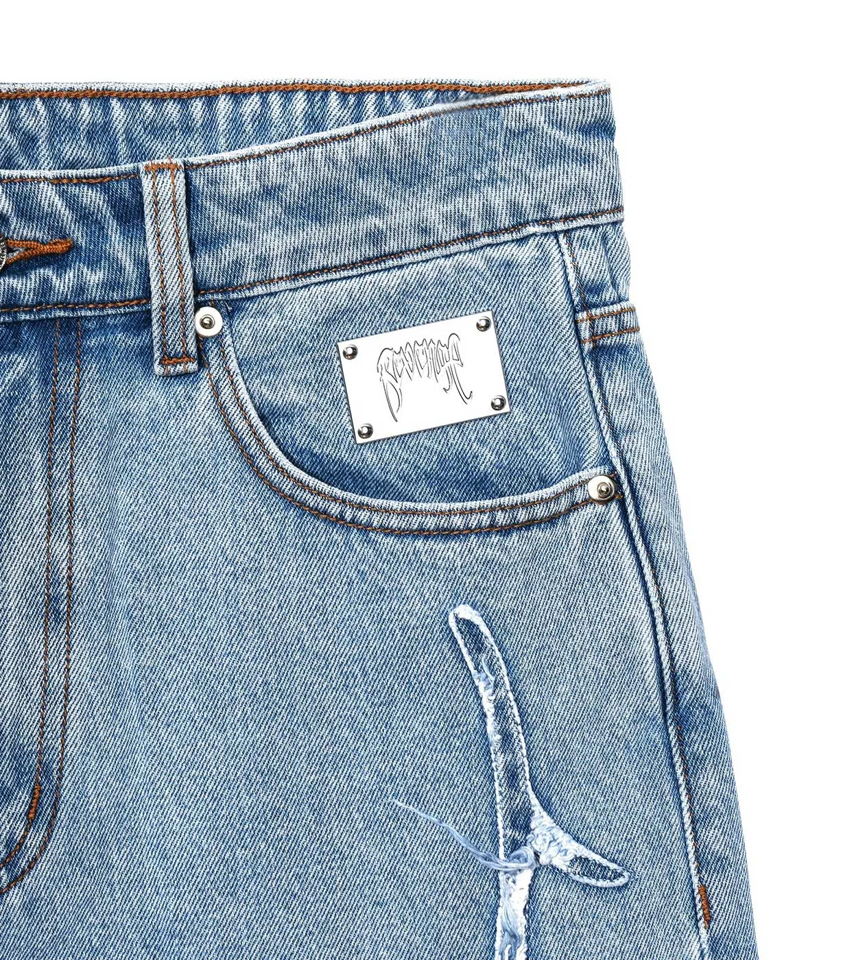 Revenge Web Denim Blue Jeans