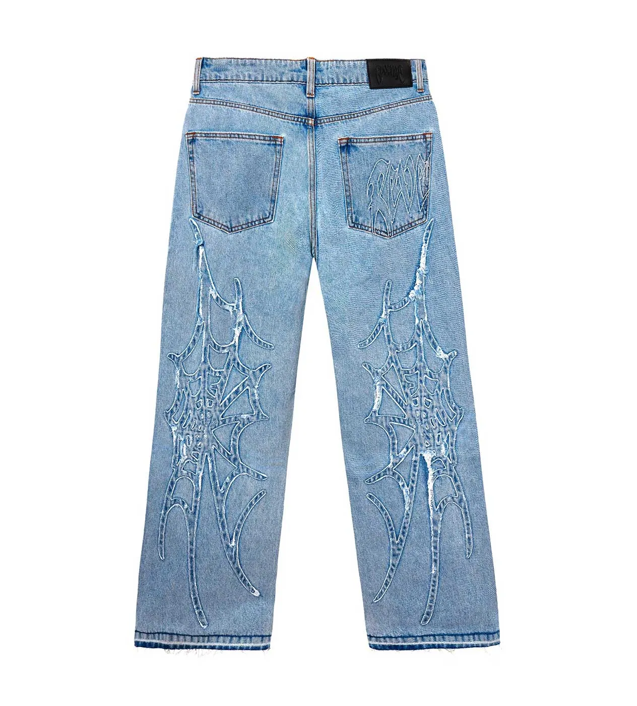 Revenge Web Denim Blue Jeans