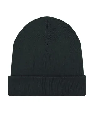 Rib beanie in unisex fit (STAU772) | Black