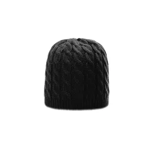 Richardson Black Cable Knit Beanie